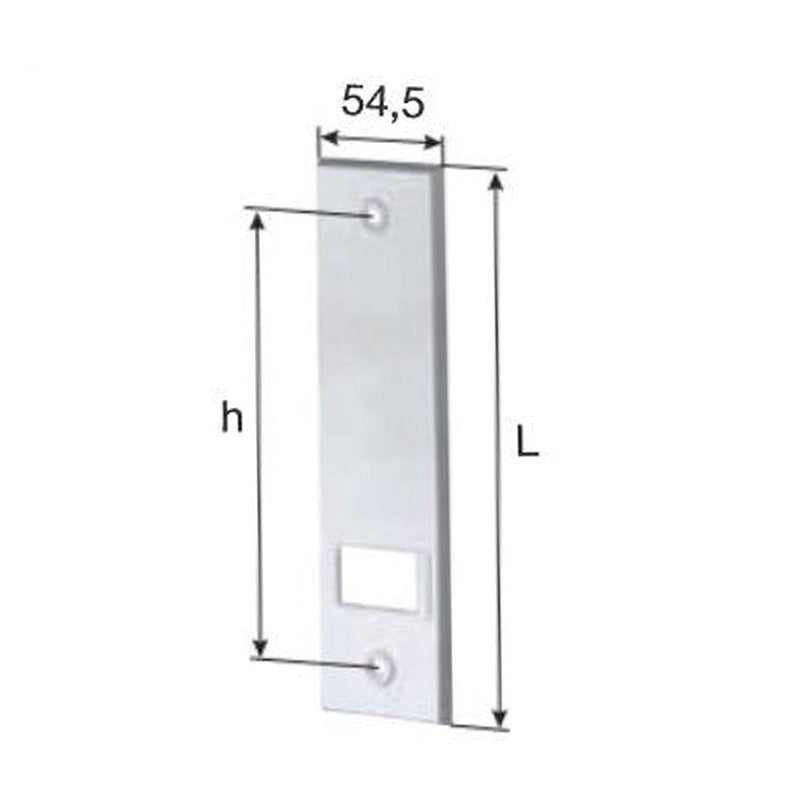 Selve Deckplatte für Gurtwickler aus Kunststoff 186,5/221mm - Fenstergigant