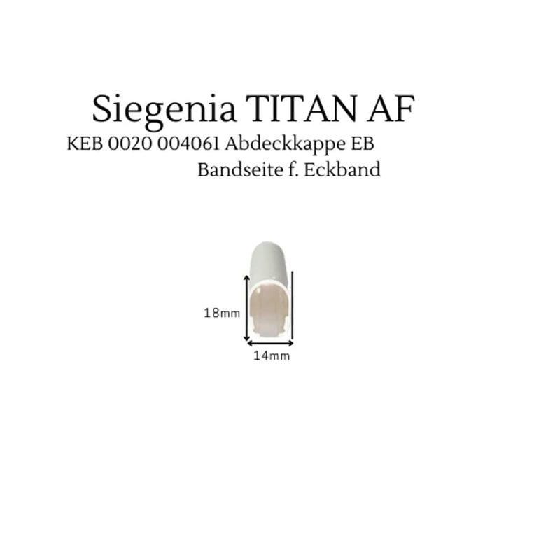 Siegenia Abdeckkappen Set TITAN AF - Anthrazit - Fenstergigant
