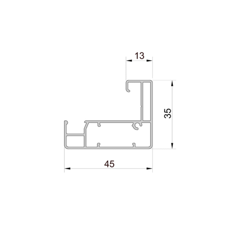 Aluprof ALU Führungsschiene PPZSRS/35/T