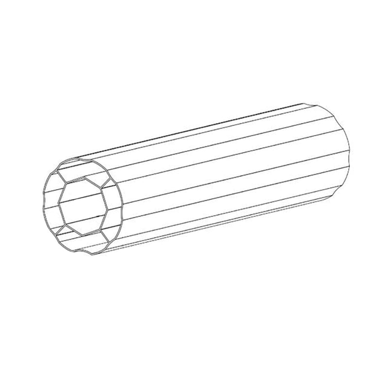 Aluprof Aluminium-Rundwelle AW Ø125 x 1,8mm