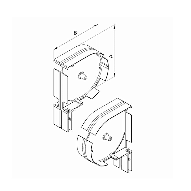 Aluprof Innenblendenkappen BOWZ/165