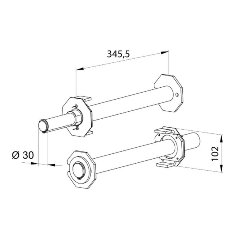 Aluprof Kapsel SW102 OBS102K