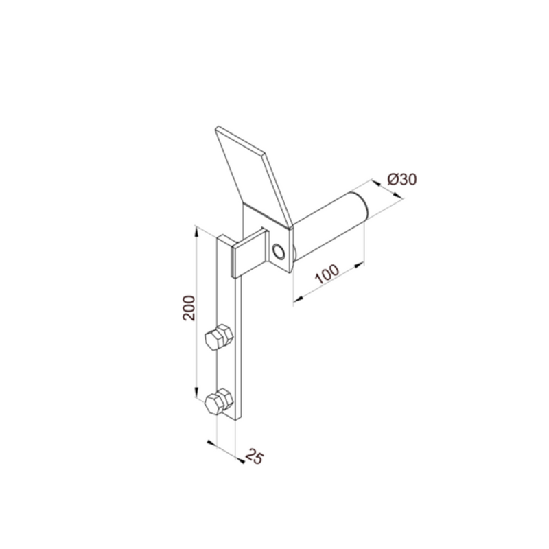 Aluprof Metall-Polyamid Einlaufrolle RPB/2 PP150