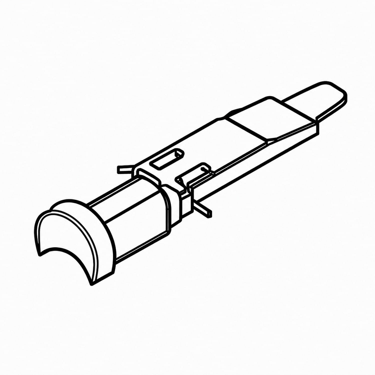 Aluprof Raffstore Metall Führungsnippel Pulverbeschichtet C80