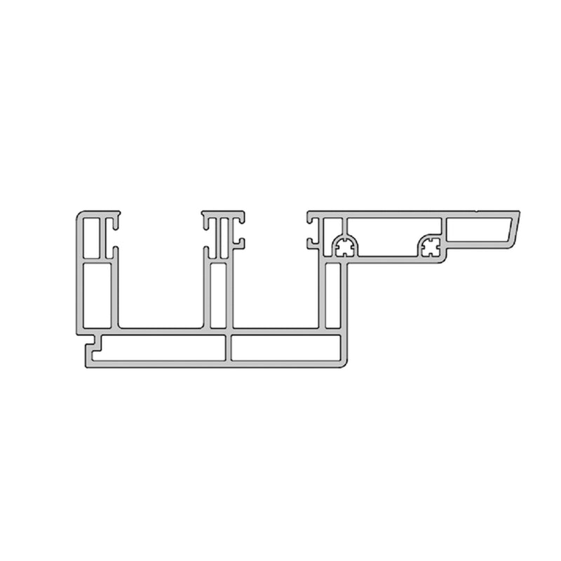 Aluprof Rollladen PVC Maxi Führungsschiene RA für MKT PPMRA/17