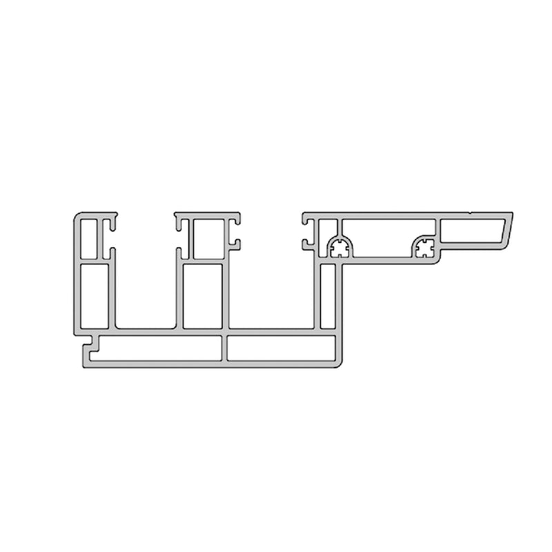 Aluprof Rollladen PVC Mini Führungsschiene RA für MKT PPMRA/12