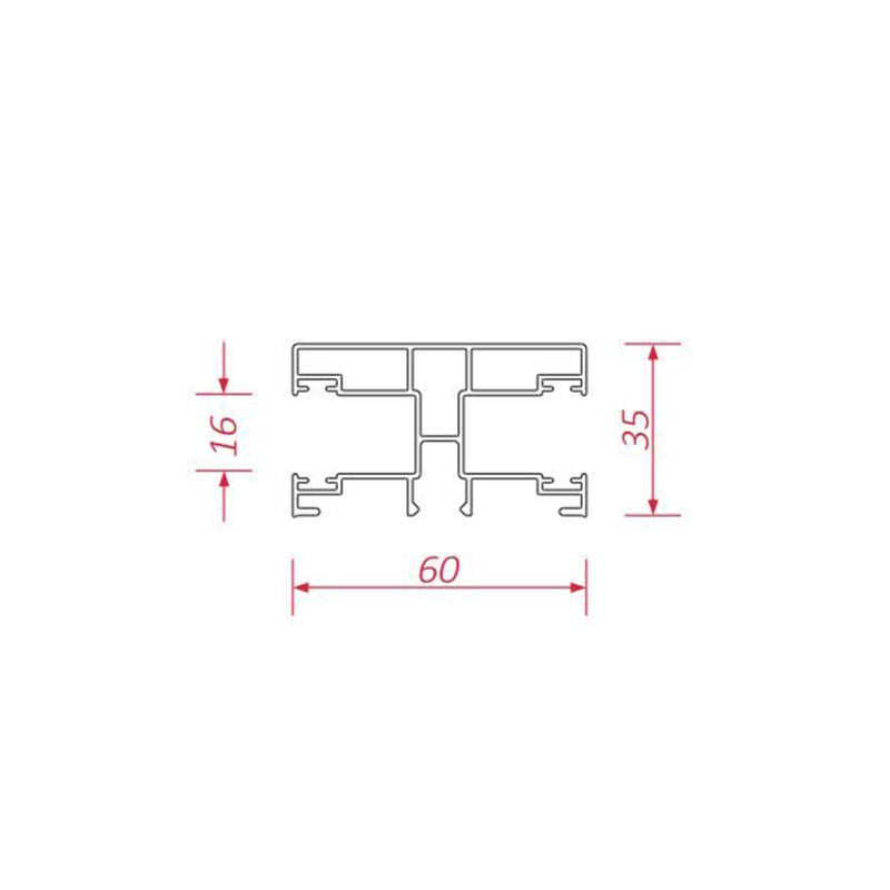 BeClever ALU Maxi Doppelführungsschiene CBPG03