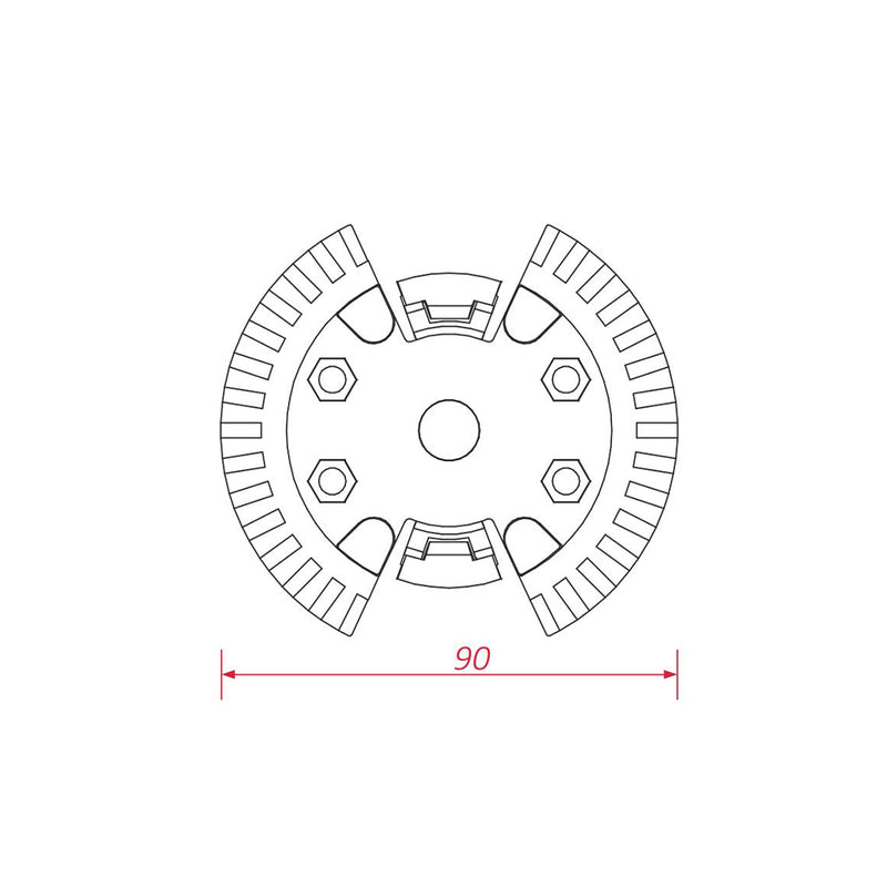 BeClever Motorlager ROEM60 SW60