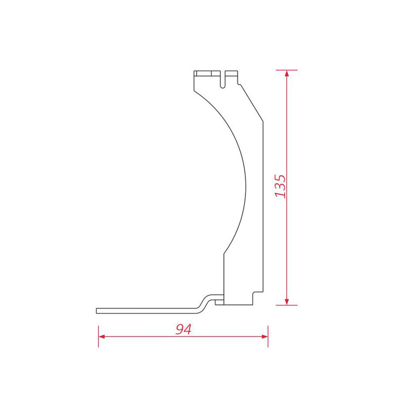 BeClever Statikkonsole 165x175 CBAR11