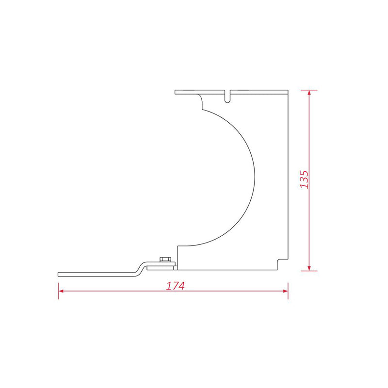 BeClever Statikkonsole 165x255 CBAR13