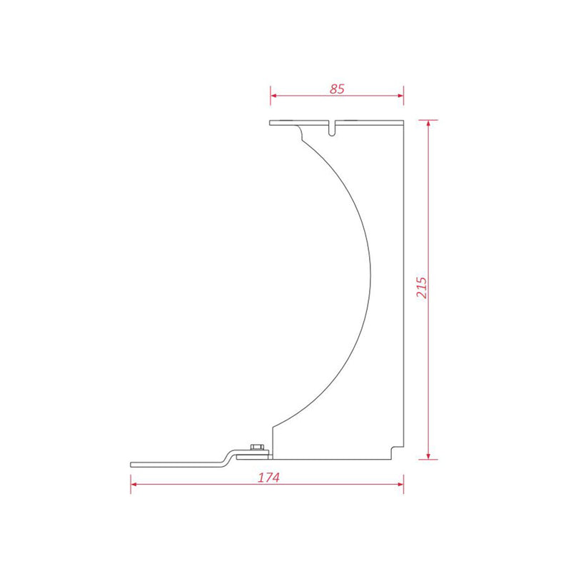 BeClever Statikkonsole 245x255 CBAR33