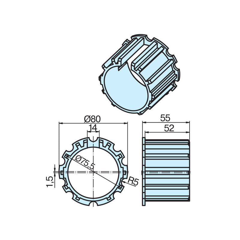 Becker Laufring DW78N 1,5 mm