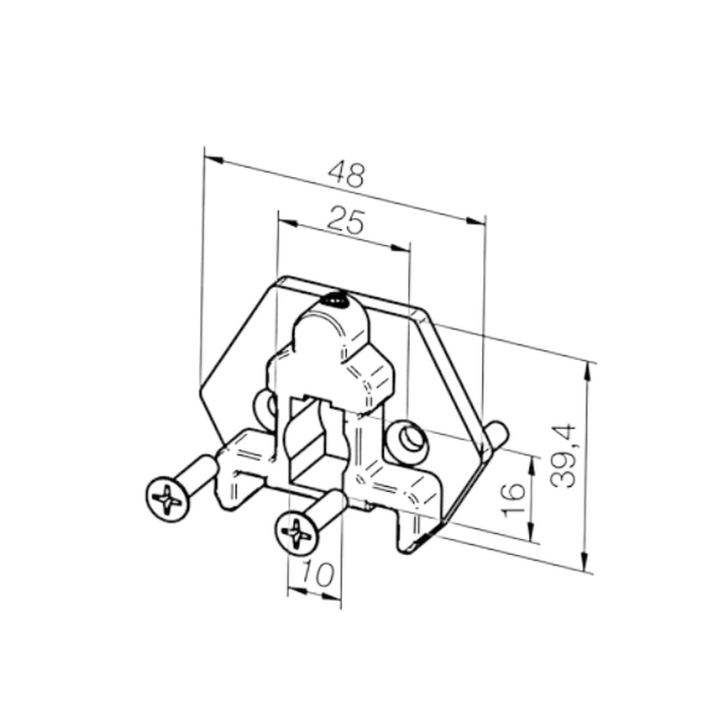 Elero Adapterplatte Motorlager Revoline M T9 