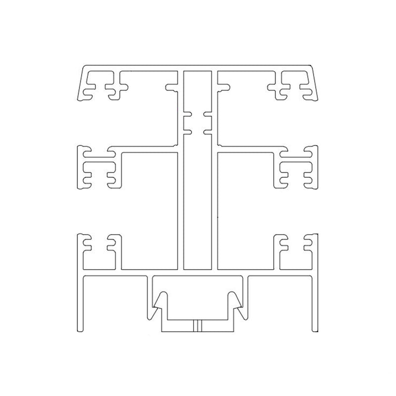 Exte ALU-Mini Rollladen Doppelführungsschiene R165