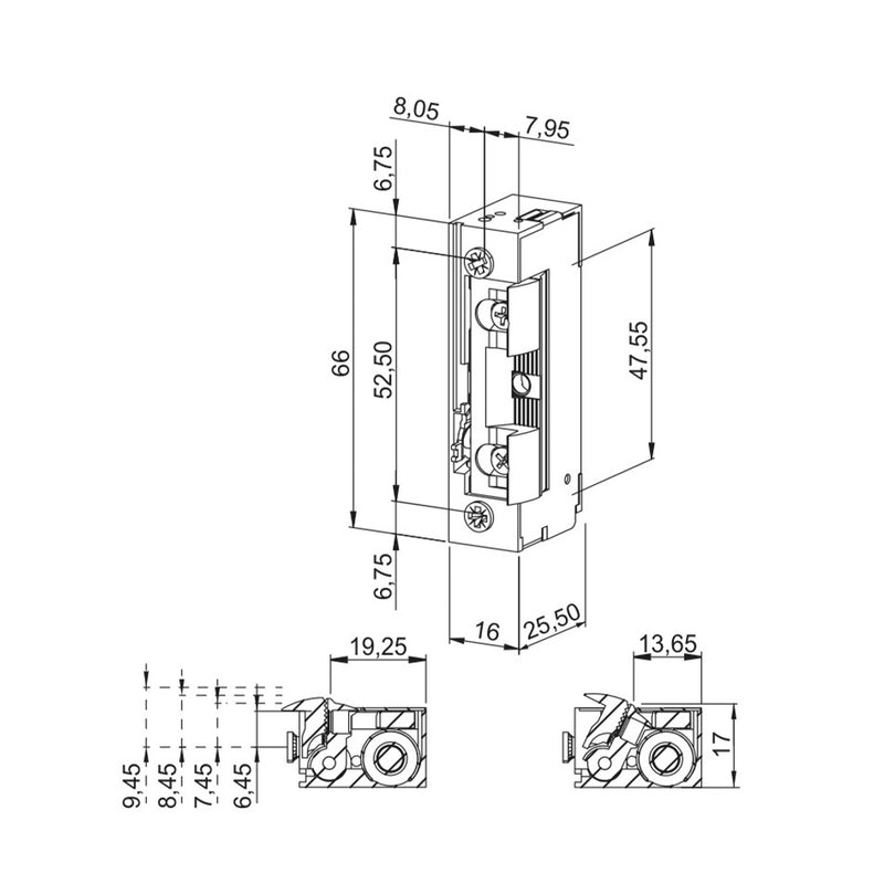 GreenteQ Elektrischer Türöffner Model BQ-D