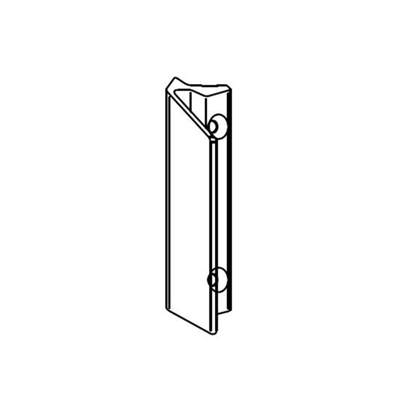 Maco Glasfalzgriff BASE 70x20mm Titan 38163