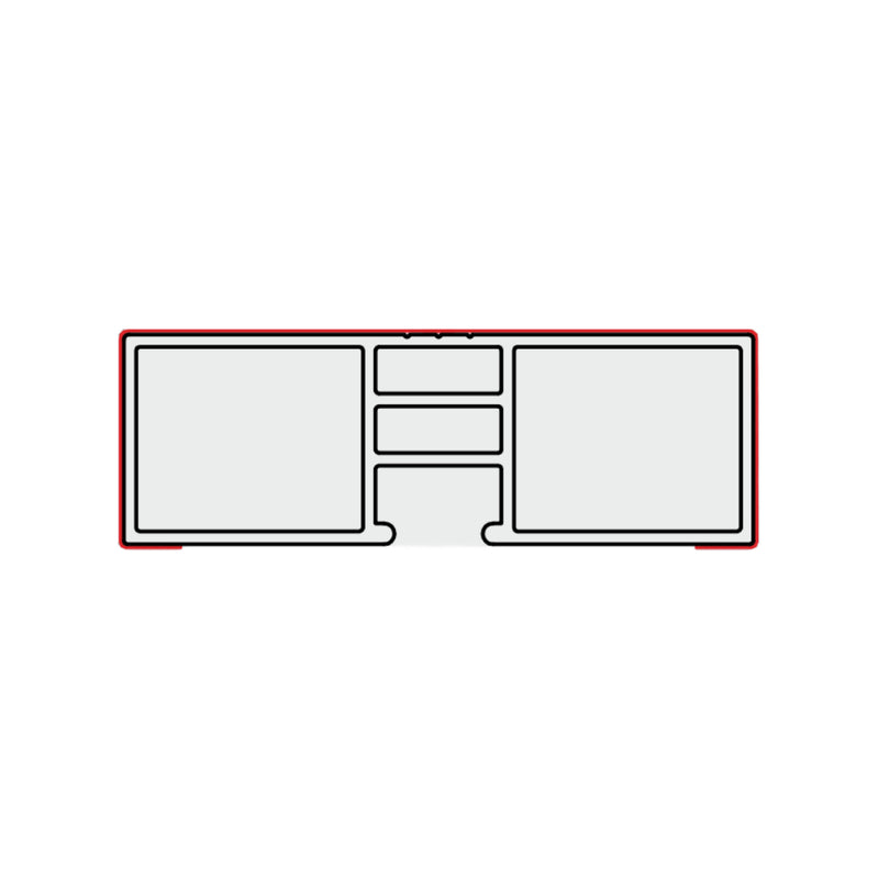 Portos PVC Distanzstück für Führungsschiene 60/20 DP-PCV-20
