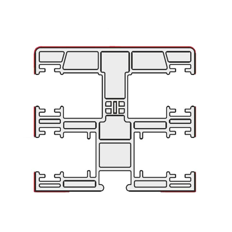 Portos PVC Führungsschiene NPR-010 60/54 mm
