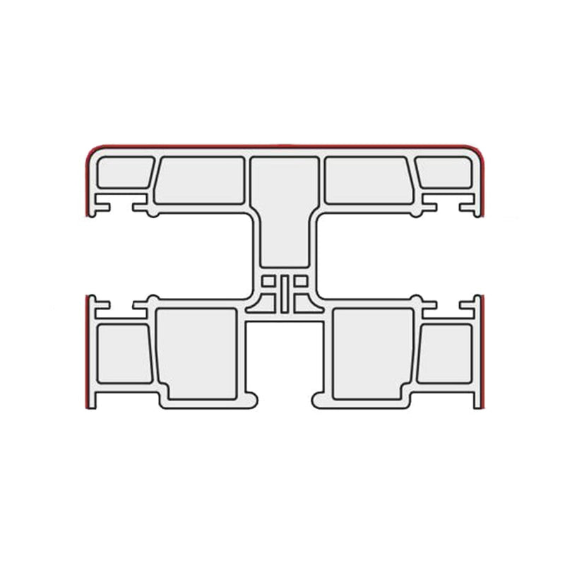 Portos PVC Führungsschiene NPR-020 60/40/12 mm
