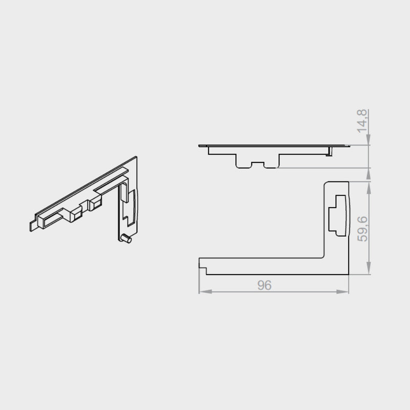 Portos Pergola Endkappe PWD-070