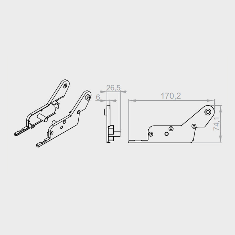 Portos Pergola Seitenblende PWD-010