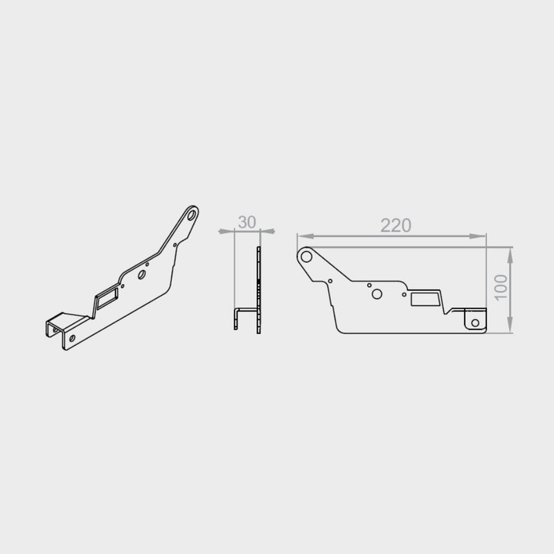 Portos Pergola Verbindungshalterung PWT-120