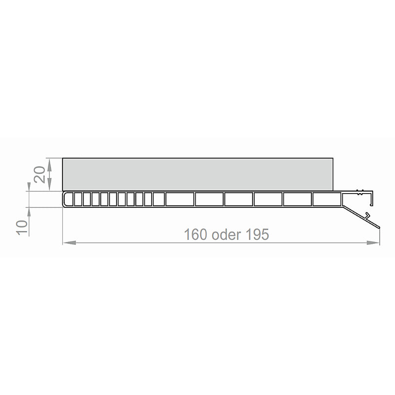 Portos Revisionsklappe 160 (240x250) K-KR160 FLEX