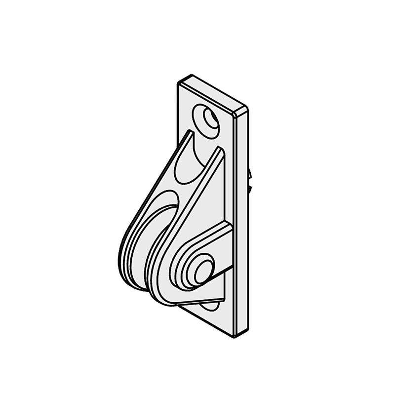 Portos Umlenkrolle Seilrolle bis Ø 5mm Schnur PRS-250-PR XX