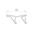 Rolladen Seitliche Arretierung für Rolladenpanzer APA 37-PCV