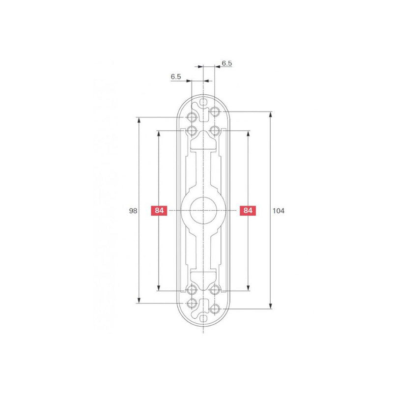 Roto Alu Fenstergriff Rotoline Getriebe 26 in Weiss 377477