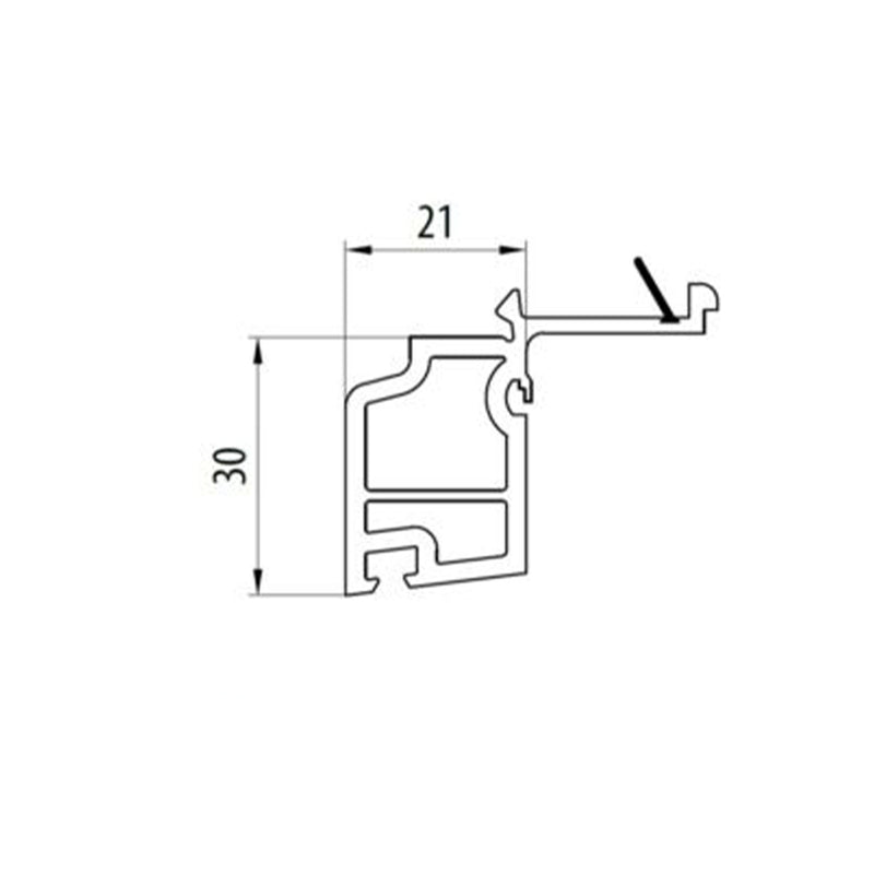 Salamander Fensterbankanschlussprofil Sohlbankprofil 30/21 416133