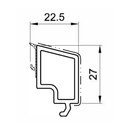 Salamander Kunststoff Glasleiste GP8400