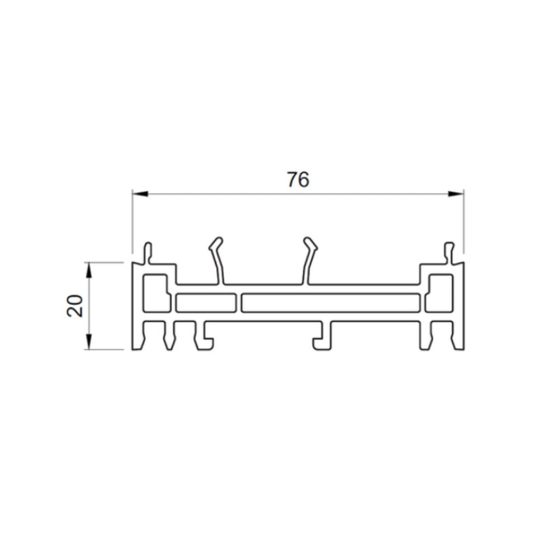 Salamander Streamline 76 Verbreiterung 20 mm 416160