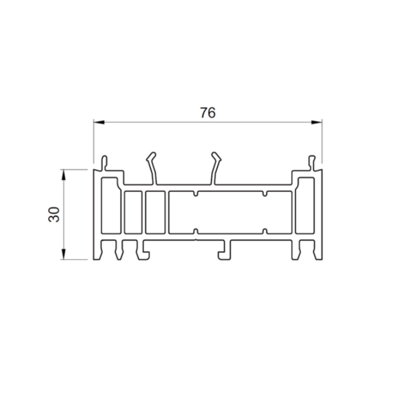 Salamander Streamline 76 Verbreiterung 30 mm 416163