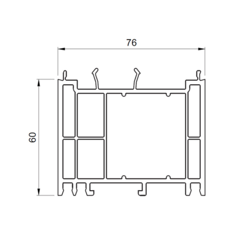 Salamander Streamline 76 Verbreiterung 60 mm 416170