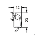 Schüco Kunststoff Glasleiste 19697