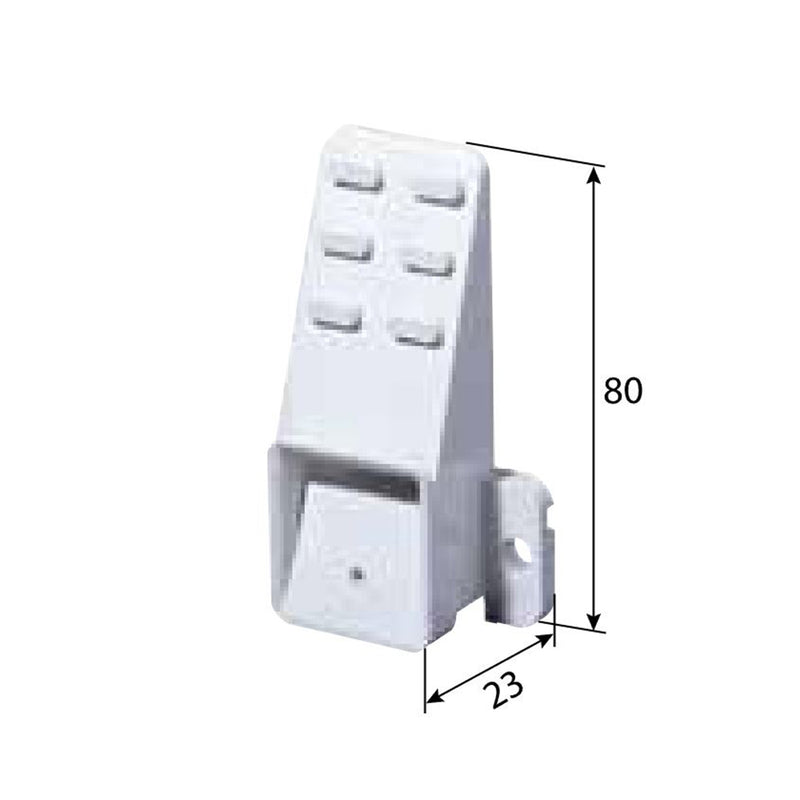 Selve PVC Rollladen Gurtführung bis 23 mm mit Bürste