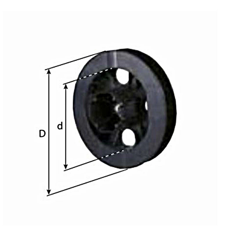 Selve Rollladen Gurtscheibe mit Zapfen für 23mm Gurt Ø190/120 für SW60 134001