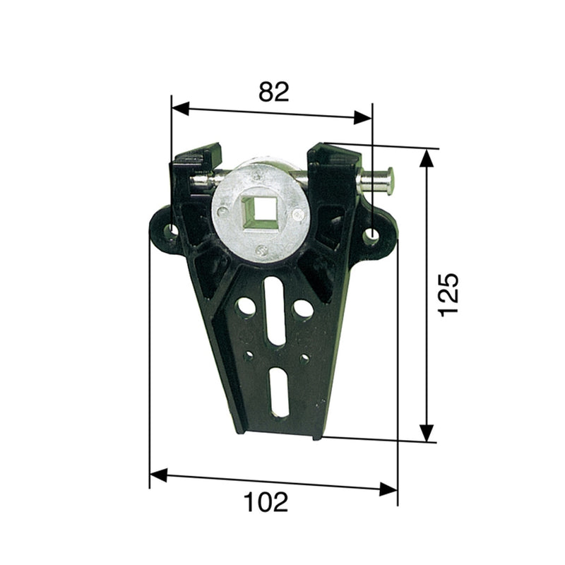 Selve Rollladen Motorlager für Fertigkästen abrollbar