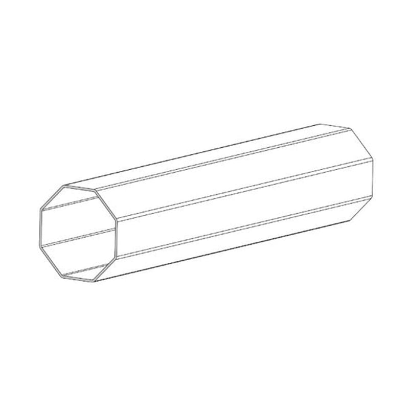 Stahlwelle Achtkant SW Ø102 x 2,5mm