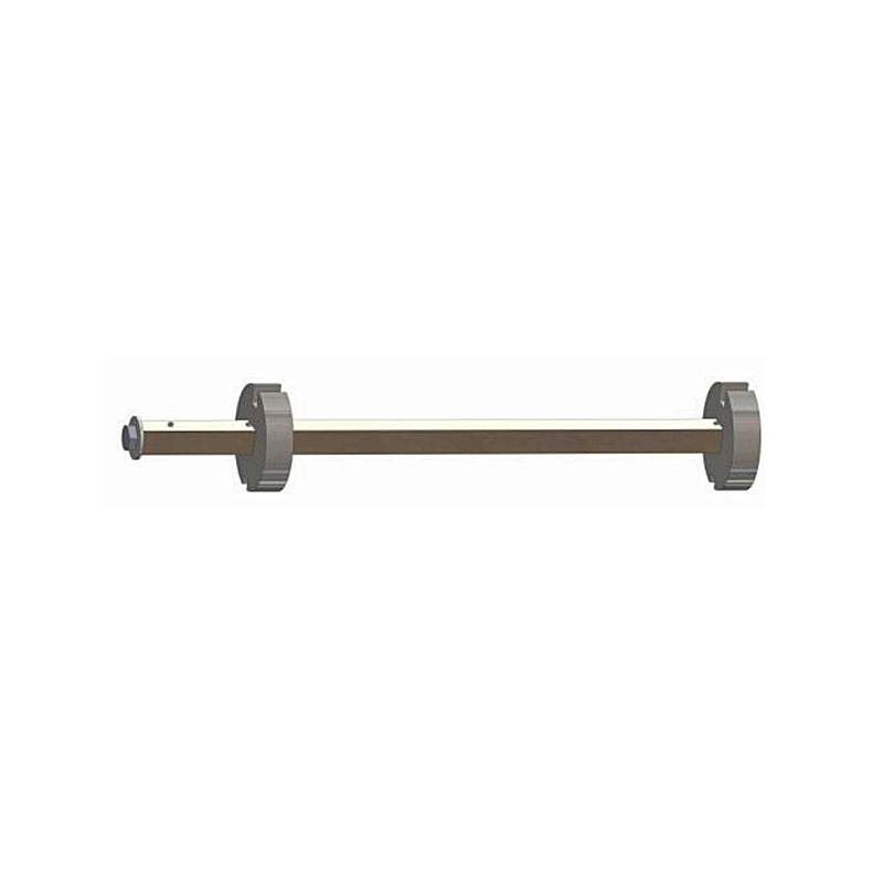 Timmer Adapter für Tuchwelle Ø74,5 mm auf 18/18 Vierkant Kunststoffringe mit Doppelnut