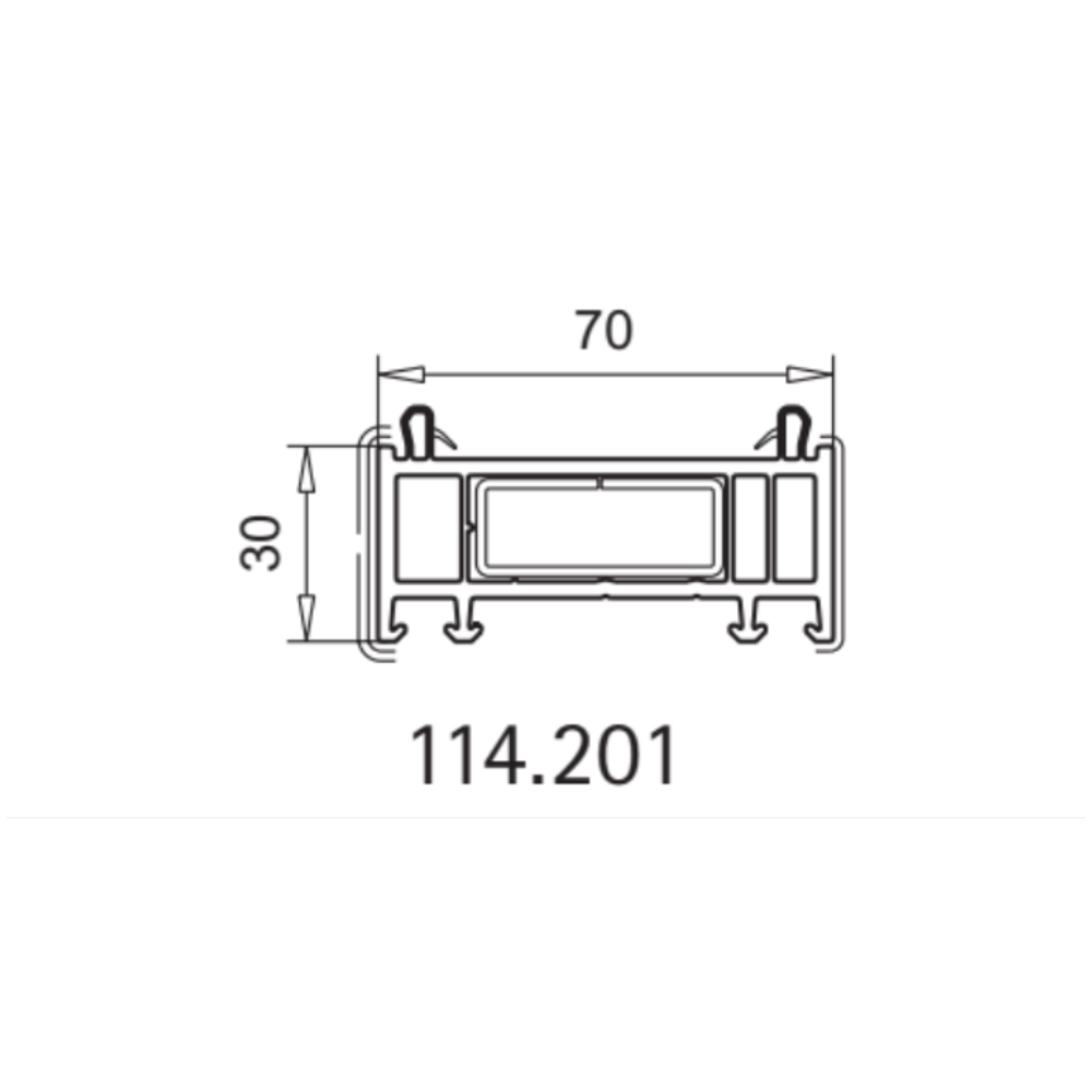 Veka Blendrahmen Verbreiterung 70/30 114.201