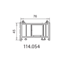 Veka Blendrahmen Verbreiterung 76/45 114.054