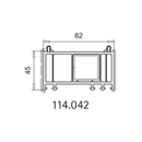 Veka Blendrahmen Verbreiterung 82/45 114.042