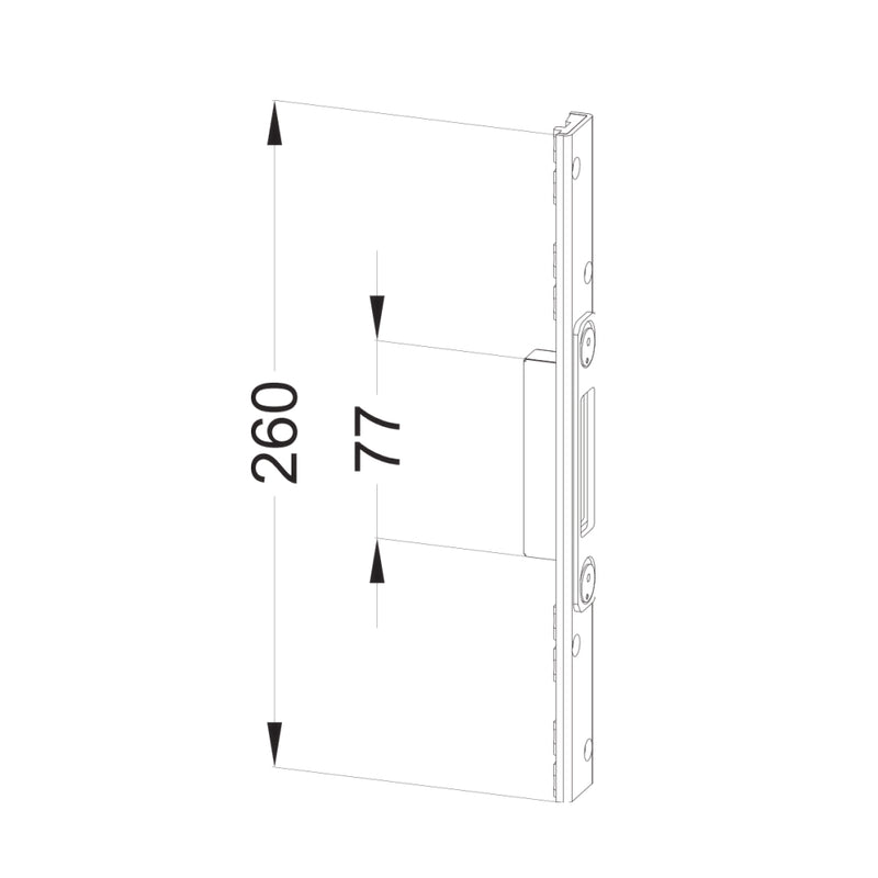 Winkhaus Schliessblech SB U 26-61 MV MC 1886544