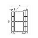 Aluplast Fenster Aluplast Blendrahmen Verbreiterung 70/100 140208