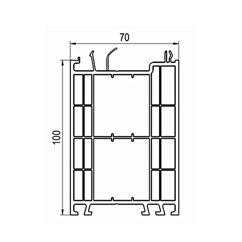 Aluplast Fenster Aluplast Blendrahmen Verbreiterung 70/100 140208