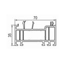 Aluplast Fenster Aluplast Blendrahmen Verbreiterung 70/35 140205