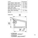 Aluplast Fenster Aluplast PVC Glasleiste 120638