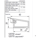 Aluplast Fenster Aluplast PVC Glasleiste 120740